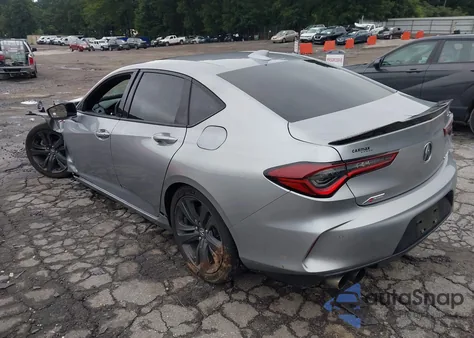 2021 Acura Tlx A-Spec Package из США, поврежденный, VIN 19UUB6F59MA009959